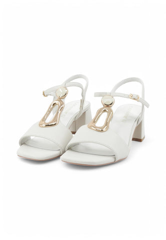 CAFE NOIR Sandali Tacco Donna Bianco C1LB9105-PE25-W059
