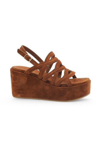 CAFE NOIR Sandali Zeppe Donna Marrone C1HM6061-PE25-M025