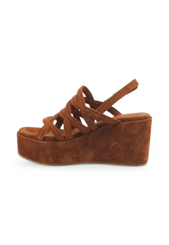 CAFE NOIR Sandali Zeppe Donna Marrone C1HM6061-PE25-M025