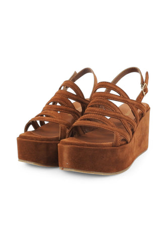 CAFE NOIR Sandali Zeppe Donna Marrone C1HM6061-PE25-M025