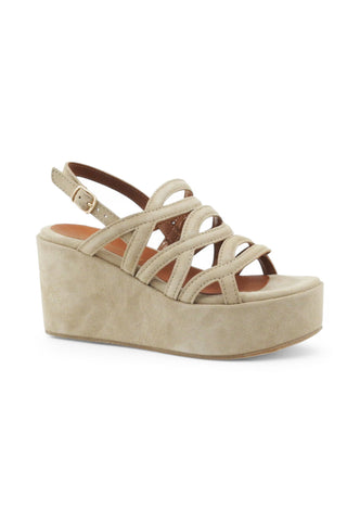 CAFE NOIR Sandali Zeppe Donna Beige C1HM6061-PE25-M006