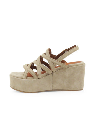 CAFE NOIR Sandali Zeppe Donna Beige C1HM6061-PE25-M006