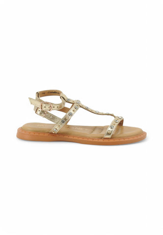 JANET Sandali Donna Oro Borchie J-142-PE25-J168