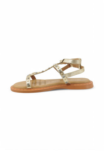 JANET Sandali Donna Oro Borchie J-142-PE25-J168