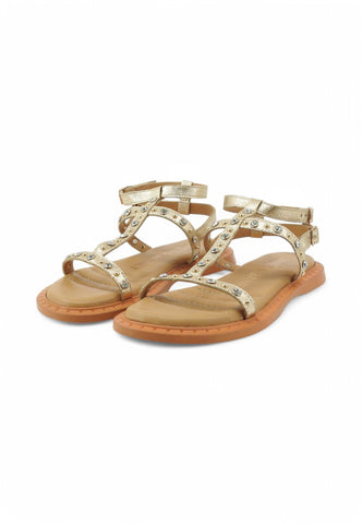 JANET Sandali Donna Oro Borchie J-142-PE25-J168