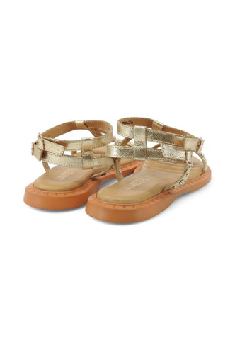 JANET Sandali Donna Oro Borchie J-142-PE25-J168