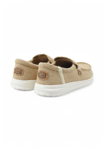 HEY DUDE Mocassini Sportivi Uomo Beige HD.43640-PE25-0NG
