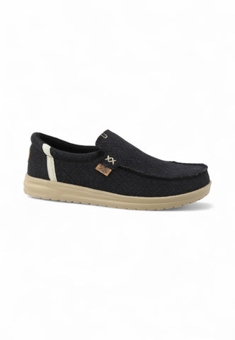 HEY DUDE Mocassini Sportivi Uomo Nero HD.43640-PE25-0ND