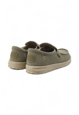 HEY DUDE Mocassini Sportivi Uomo Verde Beige HD.40124-PE25-3VE