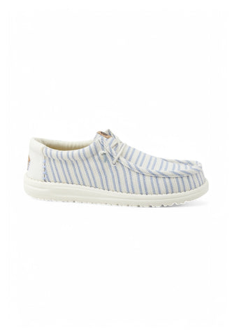 HEY DUDE Stringata Sportiva Uomo Bianco Azzurro HD.43094-PE25-9HP