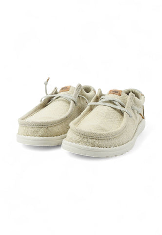 HEY DUDE Stringate Sportive Uomo Beige Azzurro HD.43085-PE25-1UH