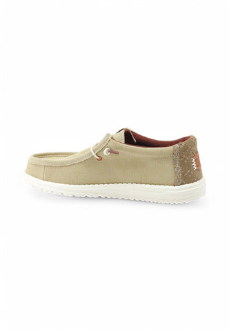 HEY DUDE Stringate Sportive Uomo Beige HD.43084-PE25-0OE