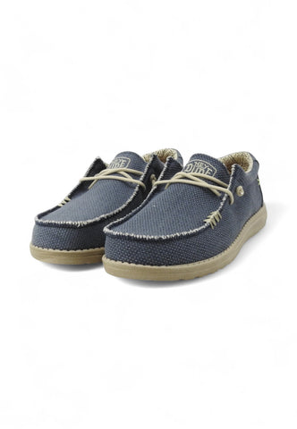 HEY DUDE Stringate Sportive Uomo Blu Beige HD.40003-PE25-4NM