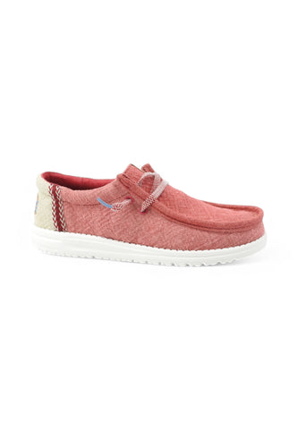 HEY DUDE Stringate Sportive Uomo Rosa Beige HD.43085-PE25-79B
