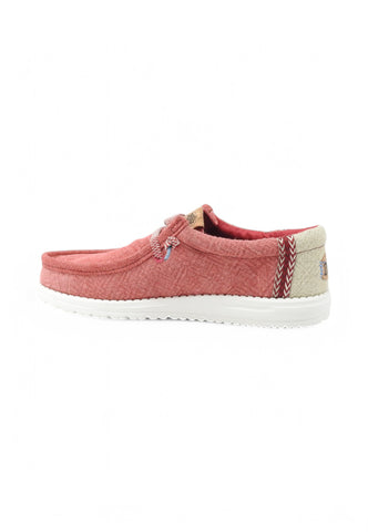 HEY DUDE Stringate Sportive Uomo Rosa Beige HD.43085-PE25-79B