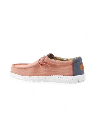 HEY DUDE Stringate Sportive Uomo Rosa Blu HD.40296-PE25-610
