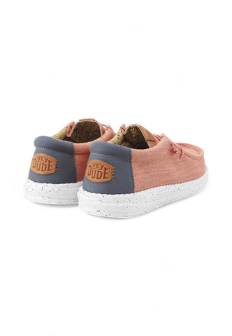 HEY DUDE Stringate Sportive Uomo Rosa Blu HD.40296-PE25-610