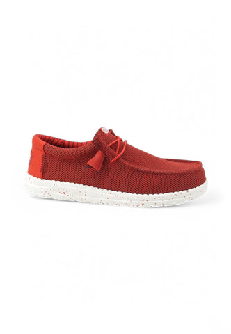 HEY DUDE Stringate Sportive Uomo Rosso HD.41898-PE25-610