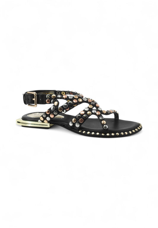 CAFENOIR Sandali Donna Nero Borchie C1GF2102-PE25-N001