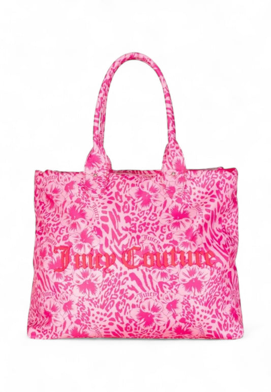 JUICY COUTURE Borsa Shopper Donna Rosa Bianco Fantasia BEJDA8807WIAHP1-PE25