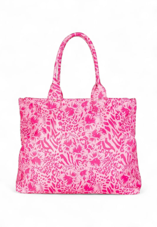 JUICY COUTURE Borsa Shopper Donna Rosa Bianco Fantasia BEJDA8807WIAHP1-PE25