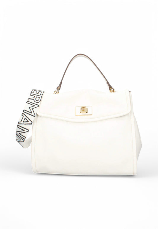 ERMANNO FIRENZE Borsa Shopper Donna Bianco 12401859-PE25-381