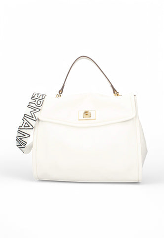 ERMANNO FIRENZE Borsa Shopper Donna Bianco 12401859-PE25-381