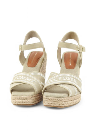 TOMMY HILFIGER Sandali Zeppa Donna Beige FW0FW08668ACC-PE25