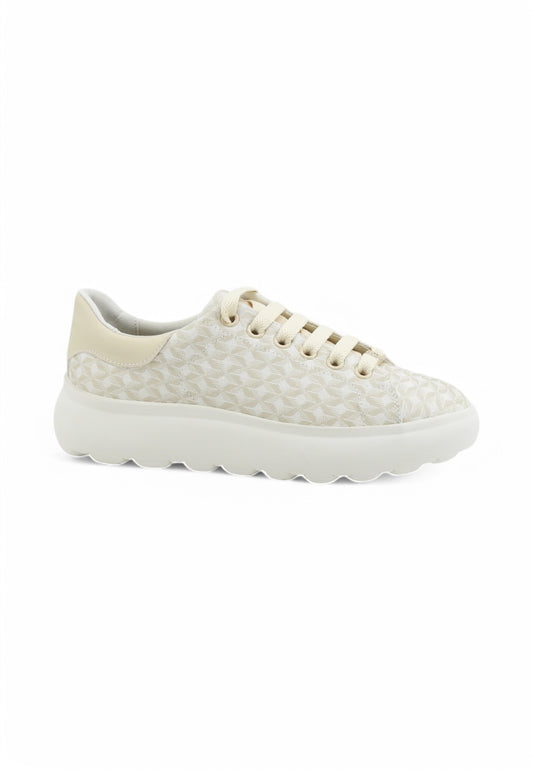 GEOX Sneakers Donna Beige Bianco D55TCD0DSBC-PE25-C1122