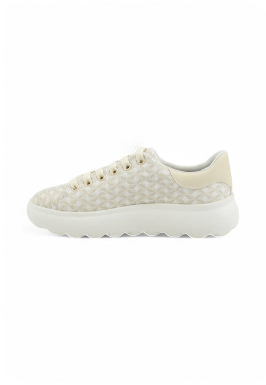 GEOX Sneakers Donna Beige Bianco D55TCD0DSBC-PE25-C1122
