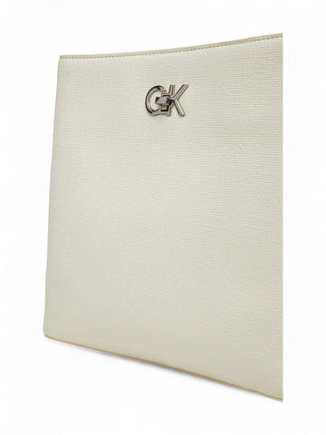 CALVIN KLEIN Borsa Tracolla Donna Bianco K60K613179-67U-PE25