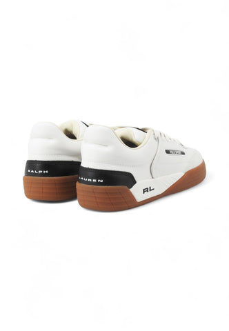POLO RALPH LAUREN Sneakers Uomo Bianco Nero 809961160001-PE25