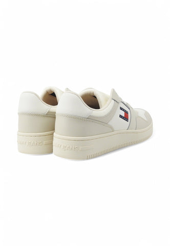 TOMMY HILFIGER Sneakers Uomo Bianco Grigio EM0EM01395YBI-PE25