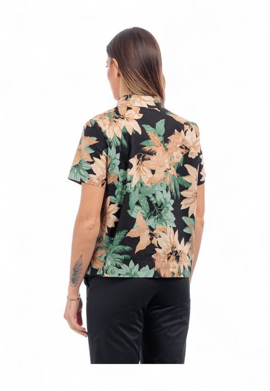 EMME MARELLA Camicia Donna Nero Fantasia AMICHE-PE25-008