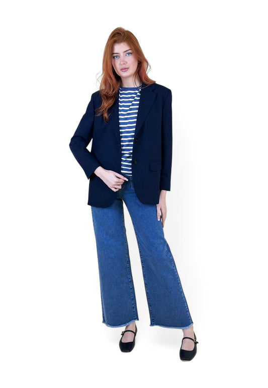 EMME MARELLA Giacca Blazer Donna Blu UGO-PE25-005