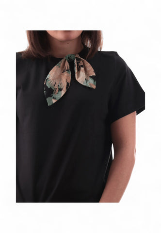 EMME MARELLA T-Shirt Donna Nero ARONA-PE25-004