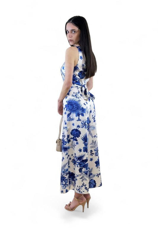 EMME MARELLA Tuta Intera Donna Bianco Blu ISTRICE-PE25-006