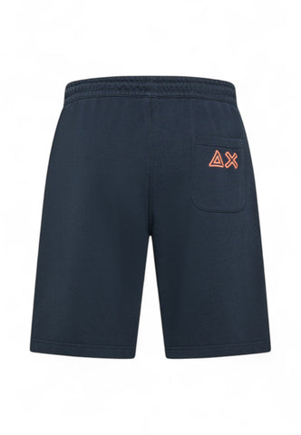 SUN68 Bermuda Tuta Uomo Blu Arancione F35140-PE25-07