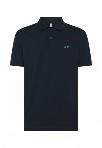 SUN68 Polo Uomo Blu Azzurro A35115-PE25-07