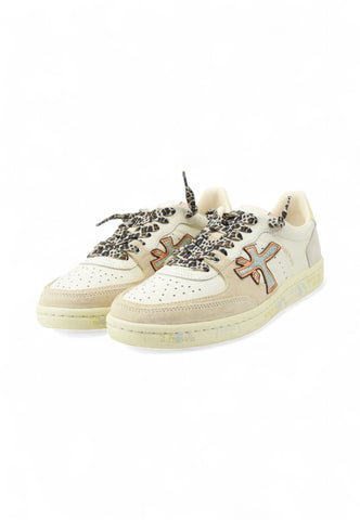 PREMIATA Sneakers Donna Beige Marrone Azzurro BSKTCLAD-PE25-BSKT-CLAYD-VAR-7317
