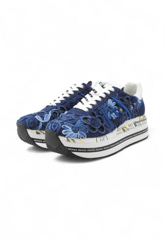 PREMIATA Sneakers Donna Blu Bianco BETH-PE25-VAR 7376
