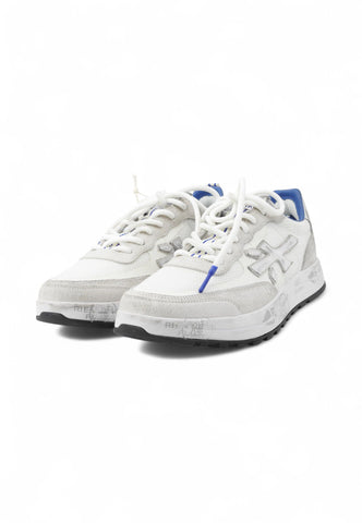 PREMIATA Sneakers Uomo Bianco Blu NOUS-PE25-VAR-6657