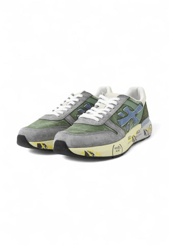 PREMIATA Sneakers Uomo Verde Grigio MICK-PE25-VAR-7216
