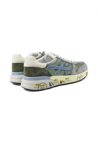 PREMIATA Sneakers Uomo Verde Grigio MICK-PE25-VAR-7216