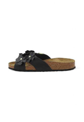 BIRKENSTOCK Ciabatte Donna Nero Fiori 1026734-PE25
