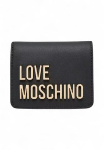 LOVE MOSCHINO Portafogli Donna Nero Oro JC5612PP1MKD0000-PE25