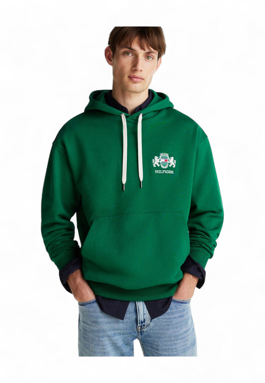 TOMMY HILFIGER Felpa Uomo Verde MW0MW37462L4F-PE25