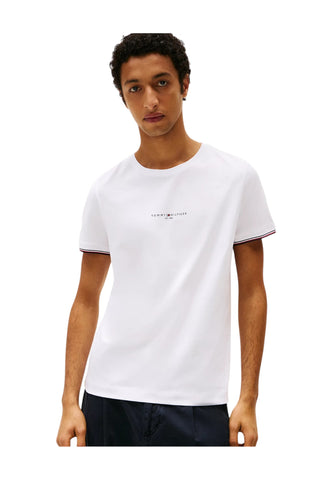 TOMMY HILFIGER T-Shirt Uomo Bianco MW0MW32584YBR-PE25