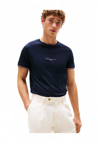 TOMMY HILFIGER T-Shirt Uomo Blu MW0MW32584DW5-PE25