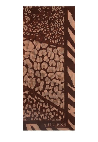 GUESS Foulard Fantasia Donna Marrone Beige AW5245POL03-PE25-BRO
